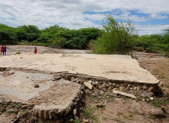 Remains of a church that once provided spiritual nourishment to the community. ~ Photo credit: Jacqueline Mwende